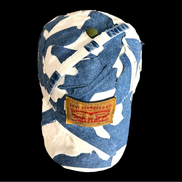 Unisex Custom made patchwork denim cap - Picture 12 of 16